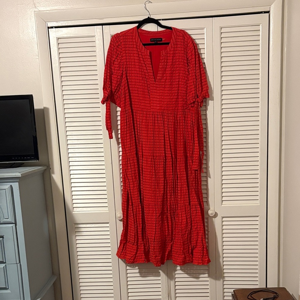 English Factory Red Maxi Dress